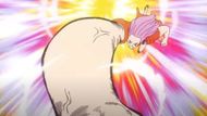 Bonney uses the Distorted Future technique for the first time (Image Source: Toei Animation)
